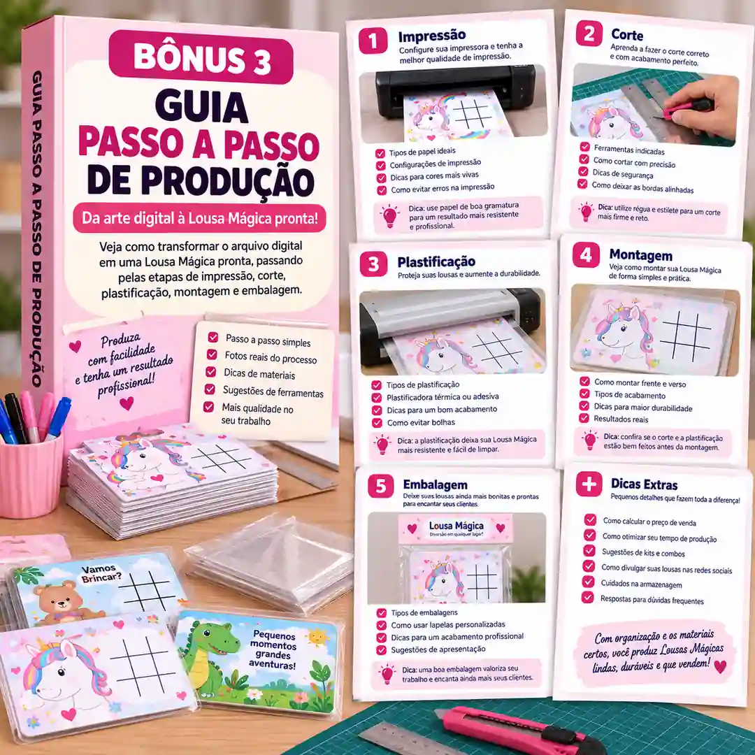 BÔNUS 3 — Guia Passo a Passo de Produção